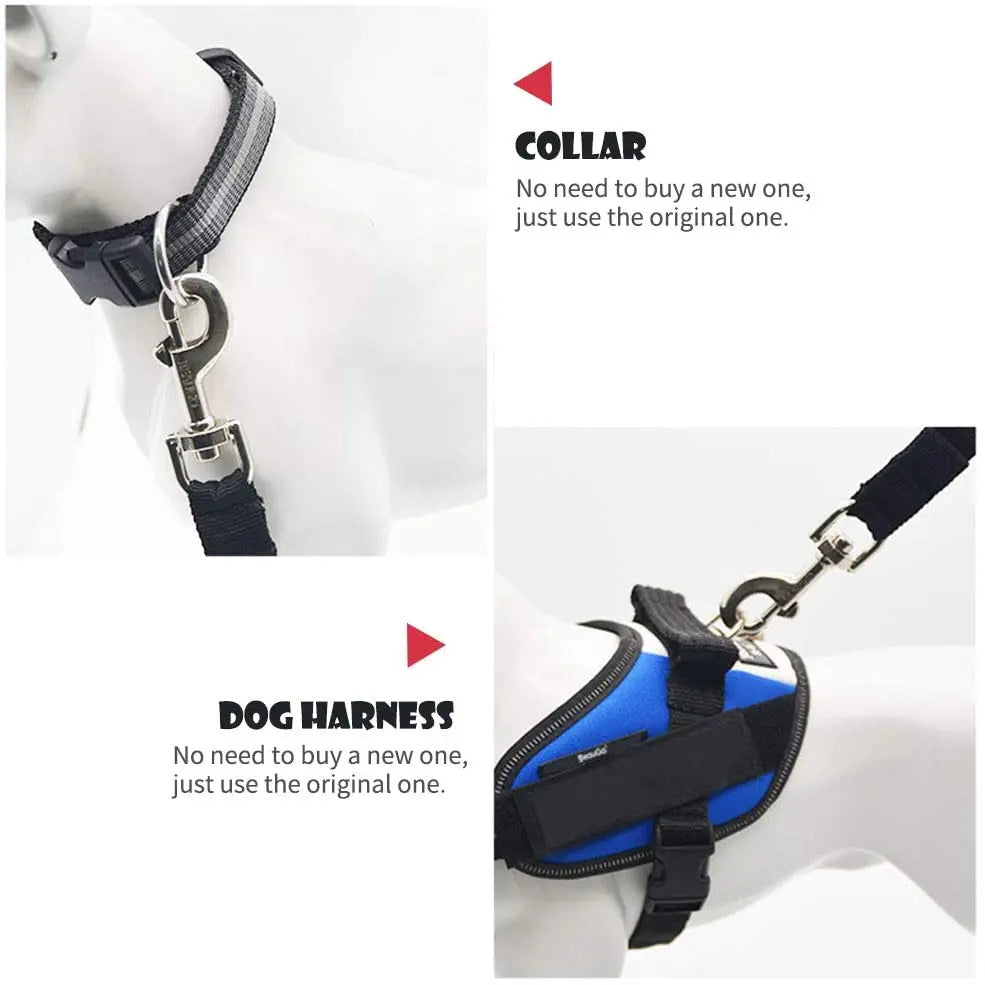 Adjustable cat and dog car seat  belt for vehicles