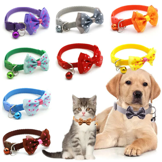 Adjustable Pet Bow Tie Collar