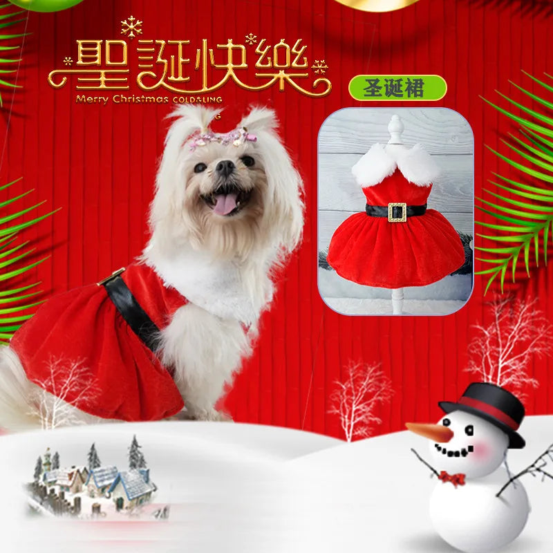 Christmas Dress for small dogs