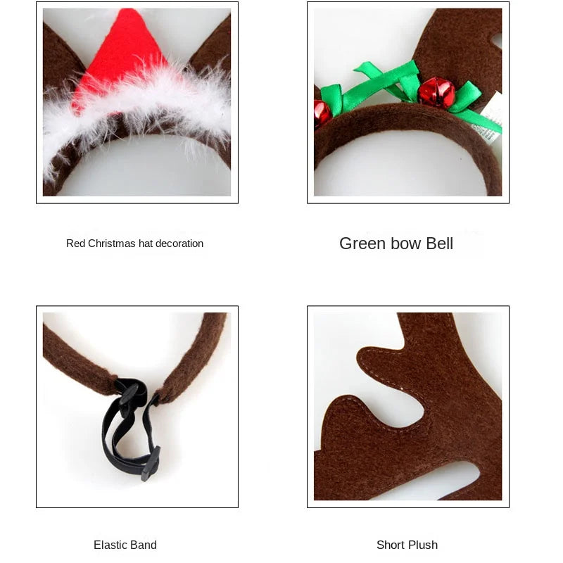 Reindeer Antlers Headband for dogs