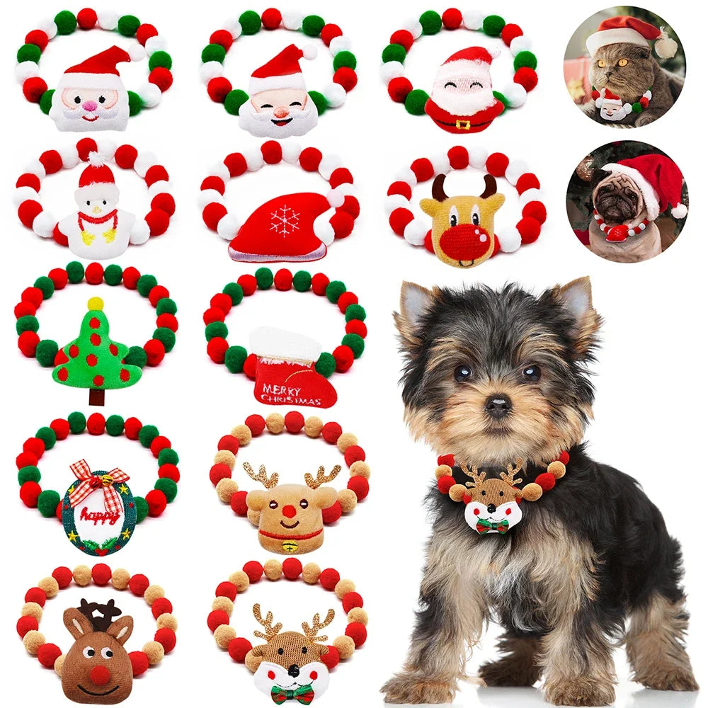 1PC Christmas Decorate Creative Pet Bowtie Dog Bow Tie